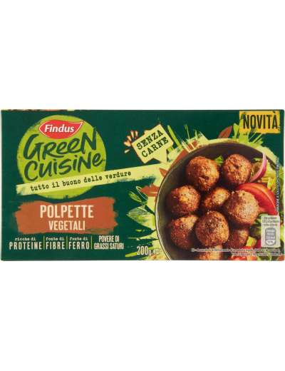 FINDUS POLPETTE VEGETALI GREEN CUISINE GR 200