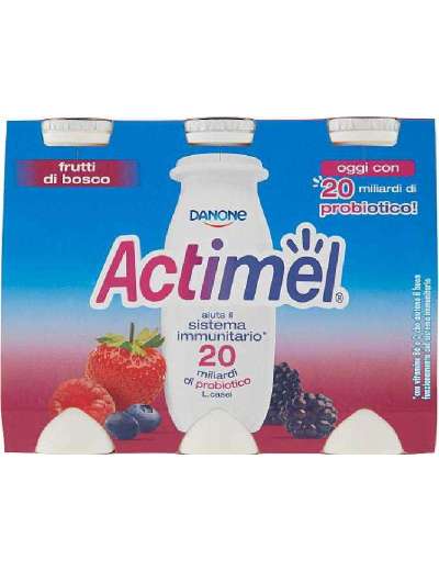 ACTIMEL FRUTTI DI BOSCO 6X100 GR