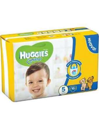 HUGGIES UNISTAR TAGLIA 5 JUNIOR 11-19KG PZ 16