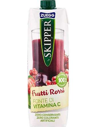 SKIPPER FRUTTI ROSSI SUCCO BRIK LT 1