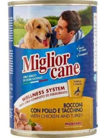 MIGLIORCANE BOCCONCINI POLLO E TACCHINO GR 405