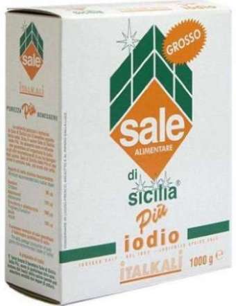 SALE DI SICILIA IODATO GROSSO ITALKALI KG 1