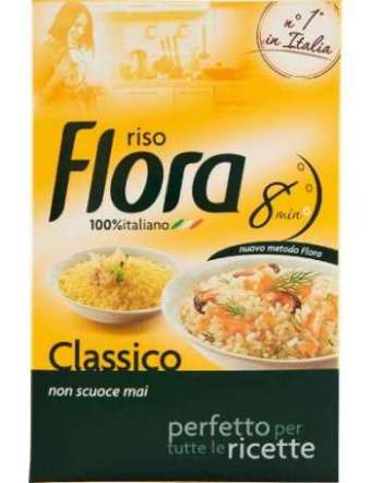 FLORA RISO CLASSICO 8 MINUTI KG 1