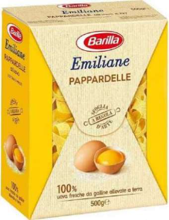 BARILLA UOVO PAPPARDELLE EMILIANE NIDI GR 500