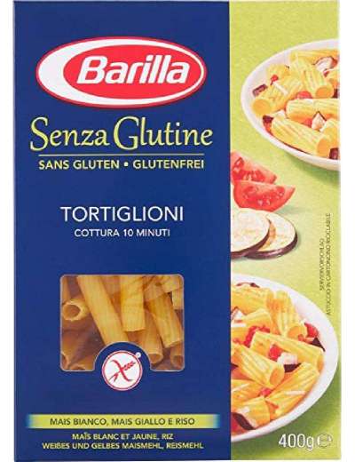 Barilla Senza Lot de 6 paquets de pâtes glutines sans gluten sans gluten 2  x Ditalini Rigati 2 x Spaghettis 1 x Fusilli 1 x Tortiglioni 400 g :  : Epicerie