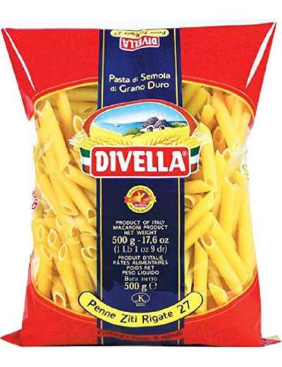 DIVELLA N 27 PENNE ZITI RIGATI GR 500