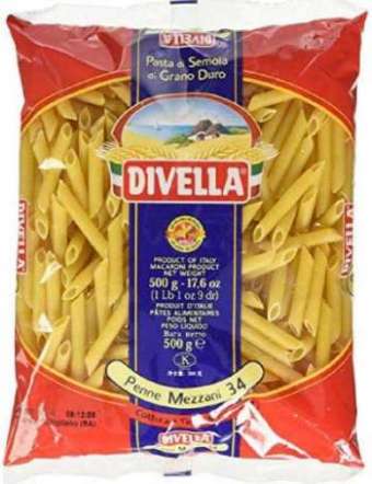 DIVELLA N 34 PENNE MEZZANE LISCE GR 500