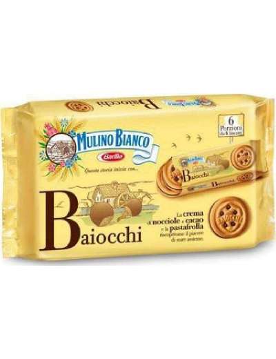 MULINO BIANCO BAIOCCHI SNACK NOCCIOLA GR 336