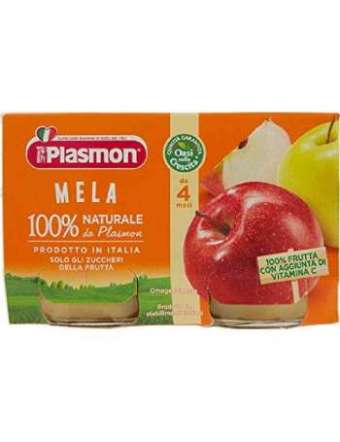 PLASMON OMOGENEIZZATO MELA 2X104 GR