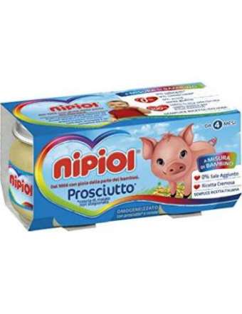 NIPIOL OMOGENEIZZATO PROSCIUTTO 2X80 GR