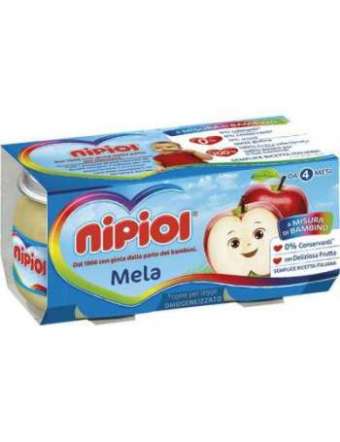 NIPIOL OMOGENEIZZATO MELA 2X80 GR