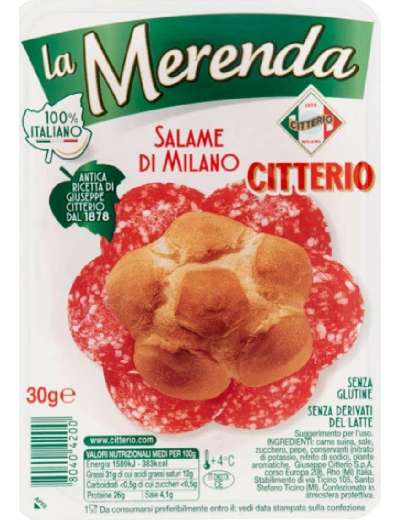 CITTERIO MERENDA MILANO SALAME GR 30