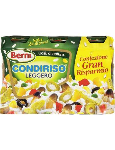 BERNI CONDIRISO LEGGERO IN VETRO 3X300 GR