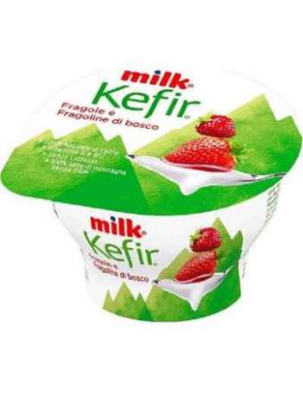 MILK YOGURT KEFIR ALLA FRAGOLA E FRAGOLINE DI BOSCO 150 GR