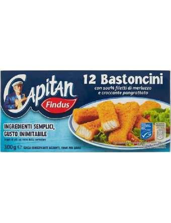 FINDUS BASTONCINI 12PZ GR 300