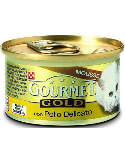 GOURMET GOLD POLLO DELICATO MOUSSE GR 85