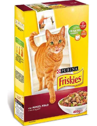 FRISKIES GATTO MANZO POLLO E VERDURE GR 400