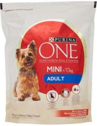 PURINA ONE MINI ADULT MANZO E RISO GR 800