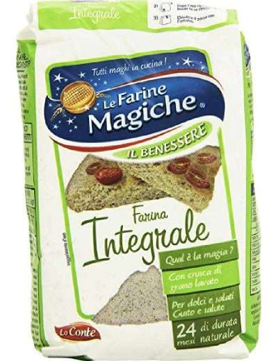 Pane Biscottato di Farina Integrale, Mascuotto, Busta 700 Gr