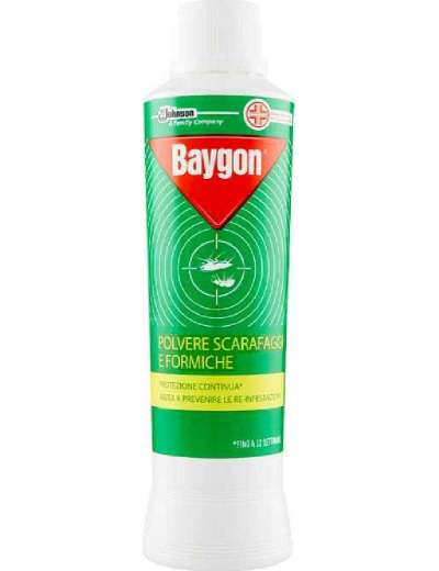 BAYGON POLVERE SCARAFAGGI & FORMICHE FLACONE GR 250