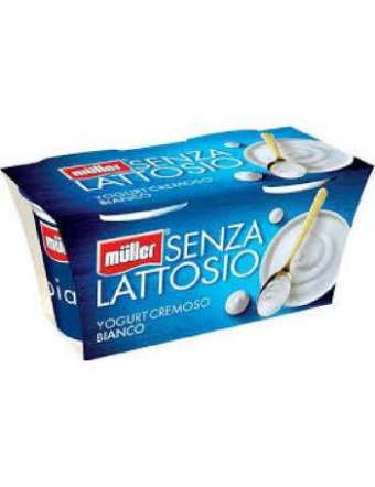 MULLER YOGURT BIANCO SENZA LATTOSIO 2X125 GR