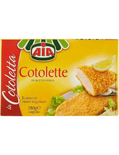 AIA COTOLETTE DI POLLO SURGELATE GR 280