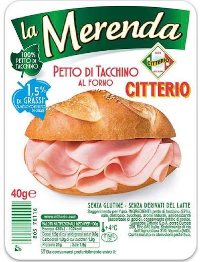 CITTERIO MERENDA TACCHINO GR 40