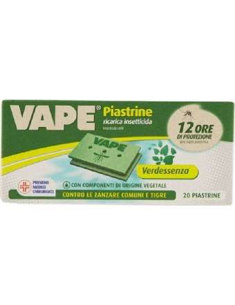 VAPE VERDE ESSENZA 20 PIASTRINE PZ 20