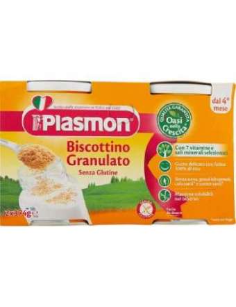 PLASMON BISCOTTINO GRANULATO SENZA GLUTINE 2X374 GR