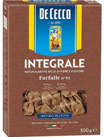 DE CECCO INTEGRALE N 93 FARFALLE GR 500