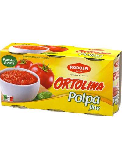 ORTOLINA POLPA FINE LATTA 3X400 GR