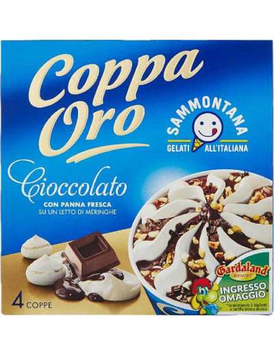 SAMMONTANA COPPA ORO CIOCCOLATO X4 PZ GR 360