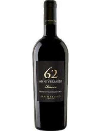 SAN MARZANO ANNIVERSARIO 62 PRIMITIVO CL 75