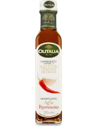 OLITALIA OLIO AROMATIZZATO CON AGLIO E PEPERONCINO CL 25