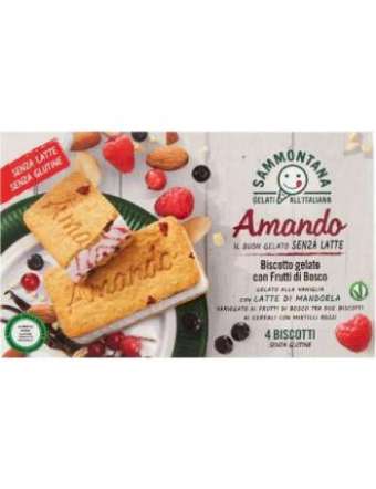 SAMMONTANA AMANDO BISCOTTO GELATO FRUTTI DI BOSCO GR 208