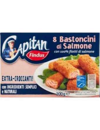 FINDUS BASTONCINI SALMONE 8PZ GR 200