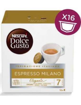 NESCAFE' CAPSULE DOLCE GUSTO MILANO PZ 16