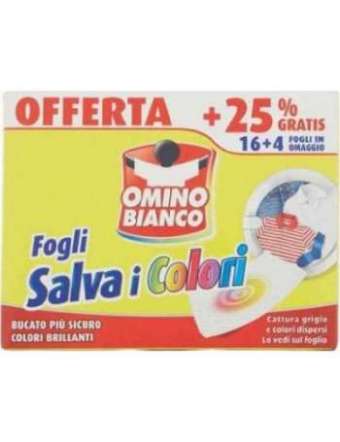OMINO BIANCO SALVA COLORI X16+4