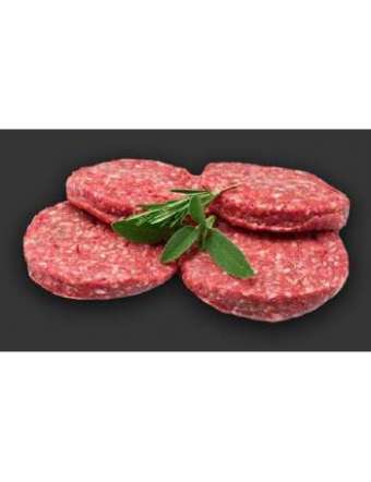 HAMBURGER DI BOVINO ADULTO 4 PZ GR 600