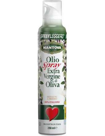 OLIO spray extra vergine di oliva ITA Mantova meno 90% di calorie