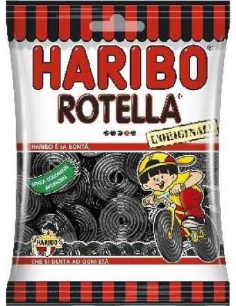 HARIBO ROTELLA DI LIQUIRIZIA GR 175