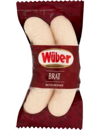 WUBER DELICATESSEN BRAT GR 200