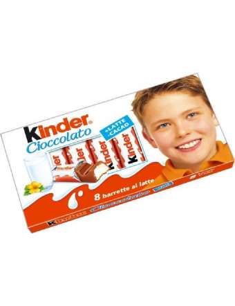 KINDER CIOCCOLATO T8 GR 100