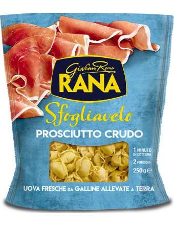 RANA SFOGLIAVELO PROSCIUTTO CRUDO GR 250