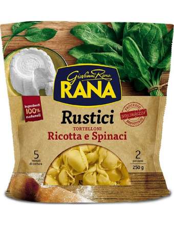 RANA RUSTICI TORTELLONI RICOTTA E SPINACI GR 250