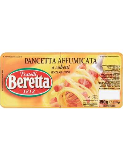 BERETTA CUBETTI AFFUMICATA PANCETTA 2X75 GR 150