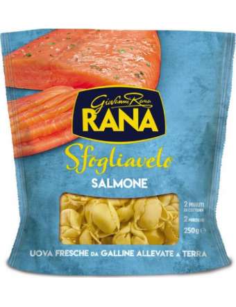 RANA SFOGLIAVELO SALMONE GR 250