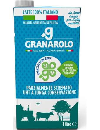 GRANAROLO LATTE ITALIANO PARZIALMENTE SCREMATO BRIK LT 1