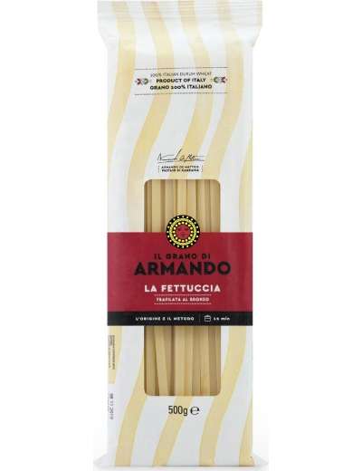 ARMANDO FETTUCCIA PASTA 100% ITALIANA TRAFILA BRONZO GR 500