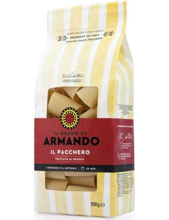 ARMANDO PACCHERO PASTA 100% ITALIANA TRAFILA BRONZO GR 500